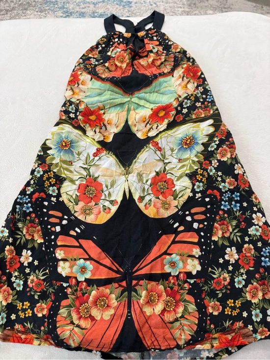 FARM Rio Dresses & Skirts - Farm Rio butterfly and floral print halter dress Size Small D94